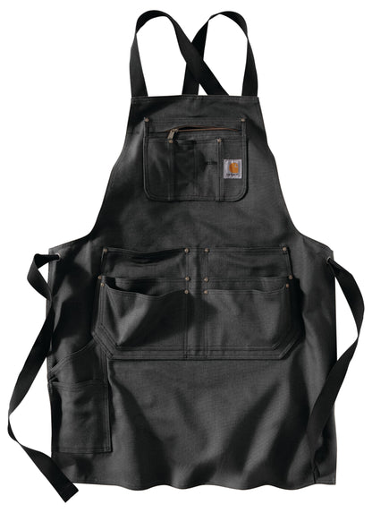 Carhartt Men's Firm Duck Apron, Black, One Size