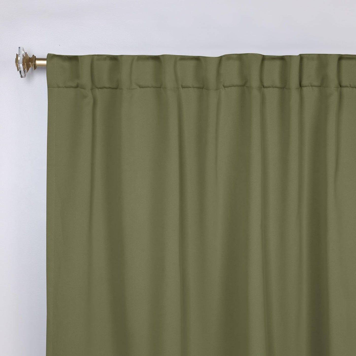 2 Pack, Set 2, 52" 72", Superior Blackout Curtains, Room Darkening, Bedroom, Drapes, Kitchen, Living Room Window
