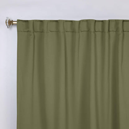2 Pack, Set 2, 52" 72", Superior Blackout Curtains, Room Darkening, Bedroom, Drapes, Kitchen, Living Room Window
