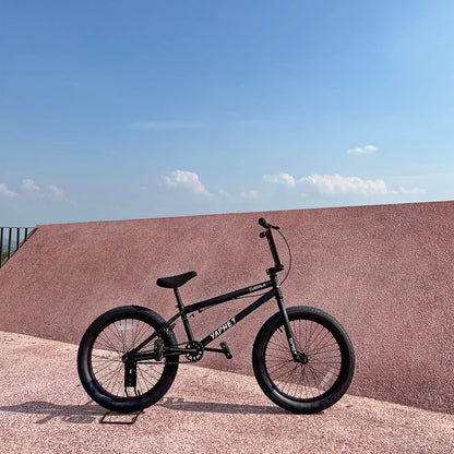 cubsala Freestyle BMX Bike, 20 Inch Yaphet Bicycle for Teen Youth Beginner Adult Riders, Bike with 360° Rotating Handlebar and 4 pegs, Color Black