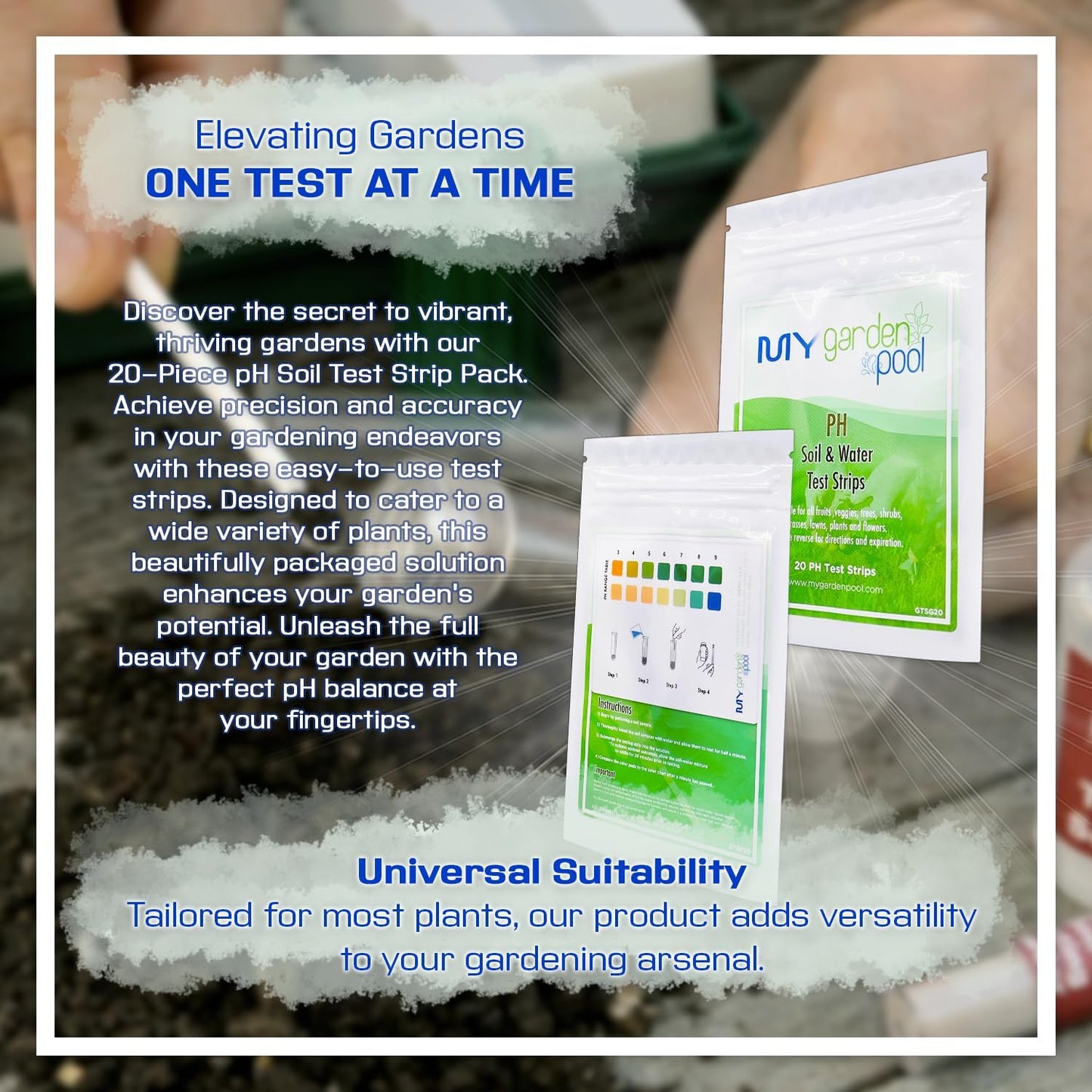 6 lbs 20 Espoma Organic Soil Acidifier Bag With My Garden Pool PH Test Strips ct. - Acidify, Enhance Hydrangea Color