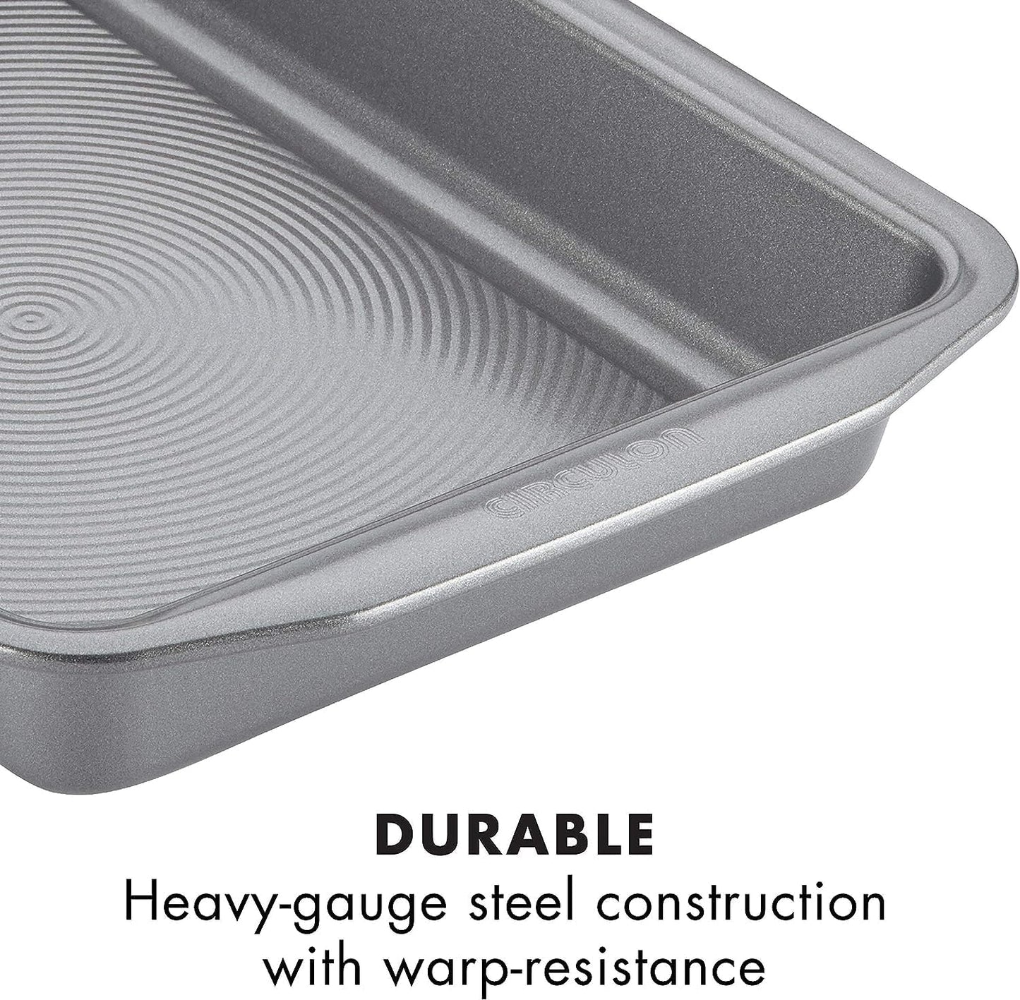 Circulon Nonstick 12-Cup Muffin Tin, Gray Steel Bakeware