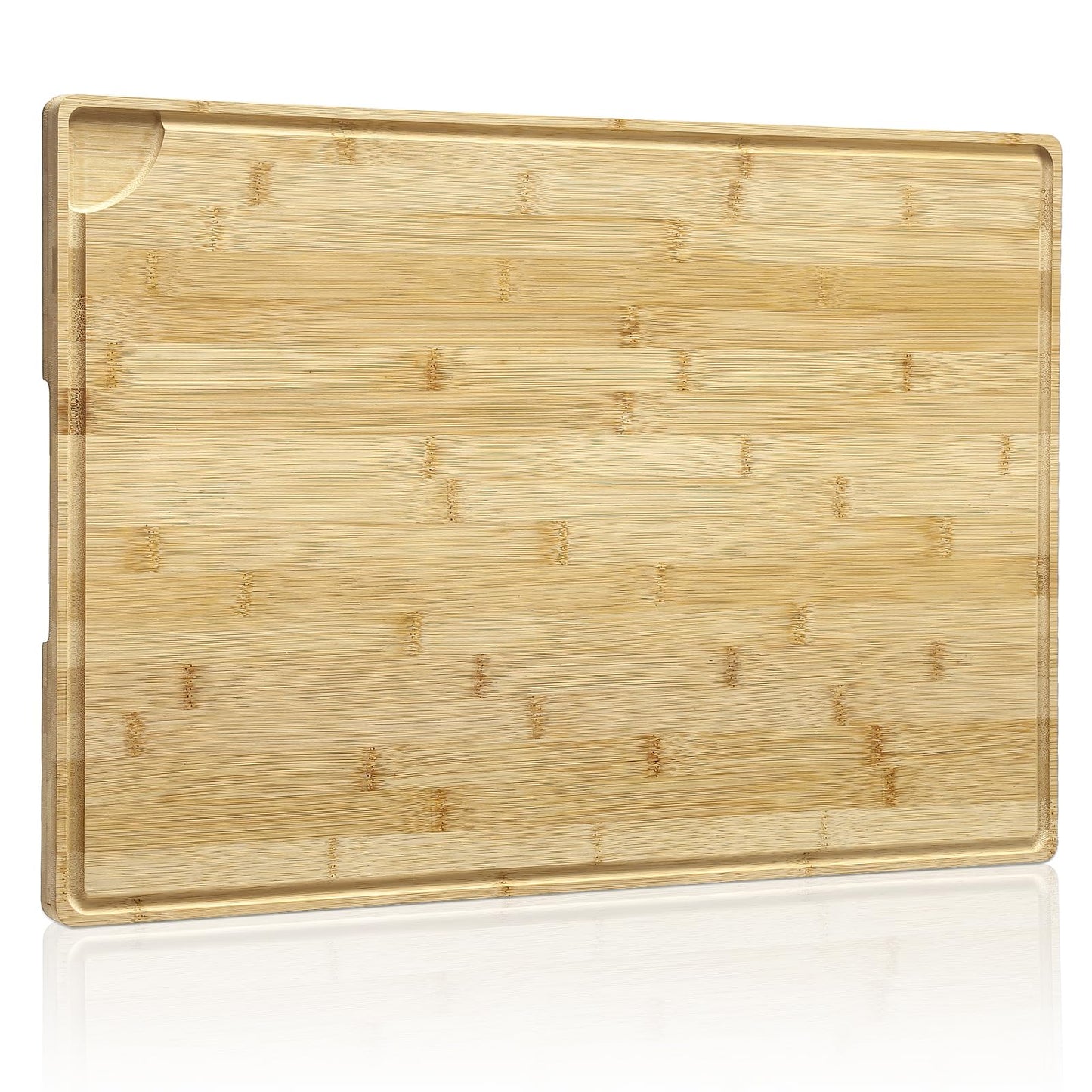 GarveeHome 24 x 16 in Bamboo Cutting Board, Large Kitchen Chopping Board with Juicy Groove, Wooden Butcher Block Cutting Board Perfect for Meat, Cheese, Vegetables, Fruits