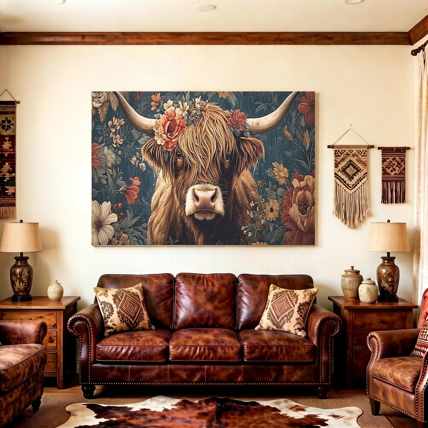 Cow Diamond Painting Kits for Adults - 5D Large Diamond Art Kits for Adults,DIY Full Drill Crystal Rhinestone Gem Art Painting with Diamonds Home Wall Decor 23.6 X 15.7inch