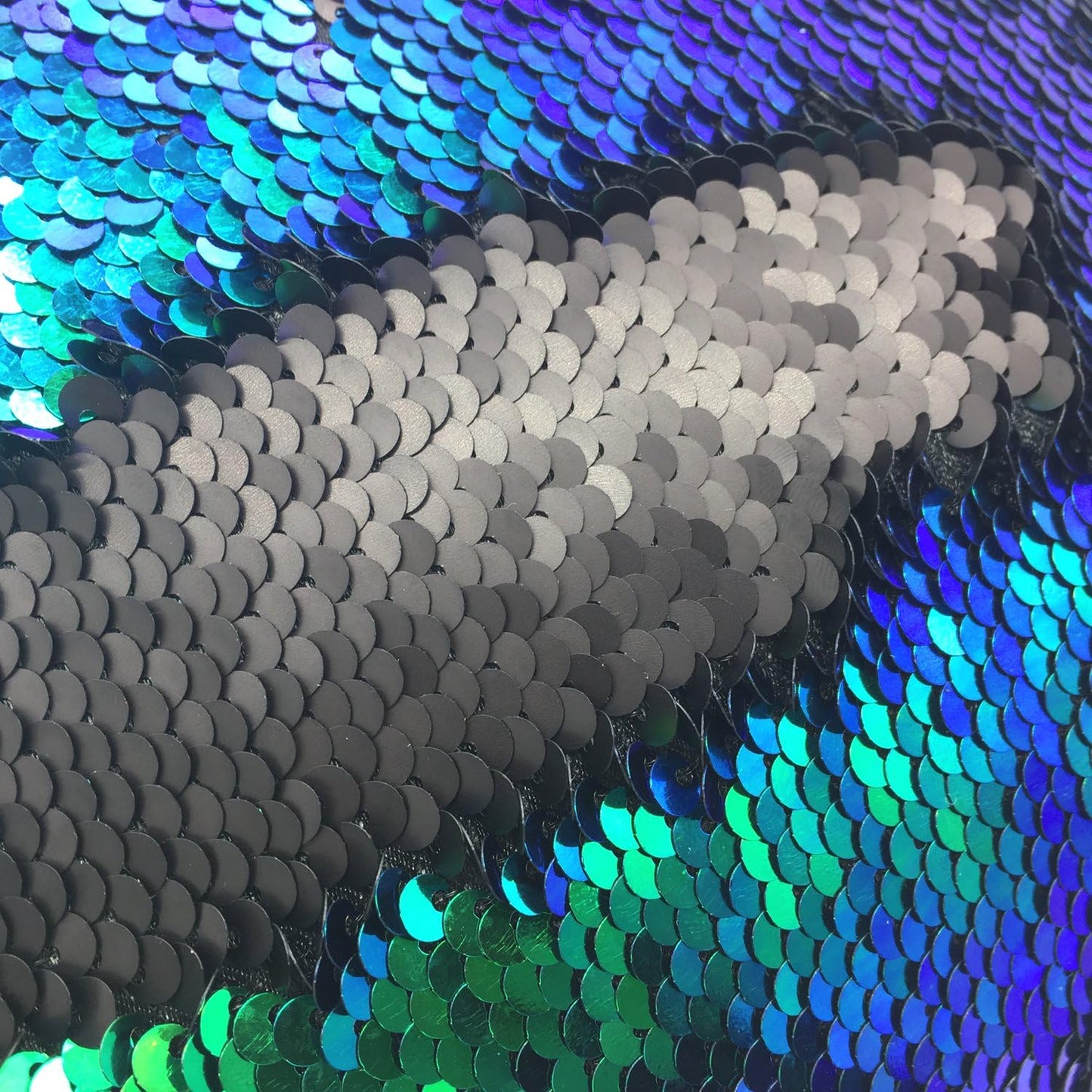 YOUR SMILE Mermaid Throw Pillow Case, Magic Reversible Sequins Decorative Cushion Cover, 16 x 16 Inches