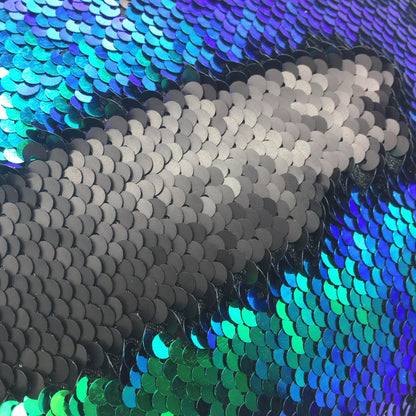 YOUR SMILE Mermaid Throw Pillow Case, Magic Reversible Sequins Decorative Cushion Cover, 16 x 16 Inches