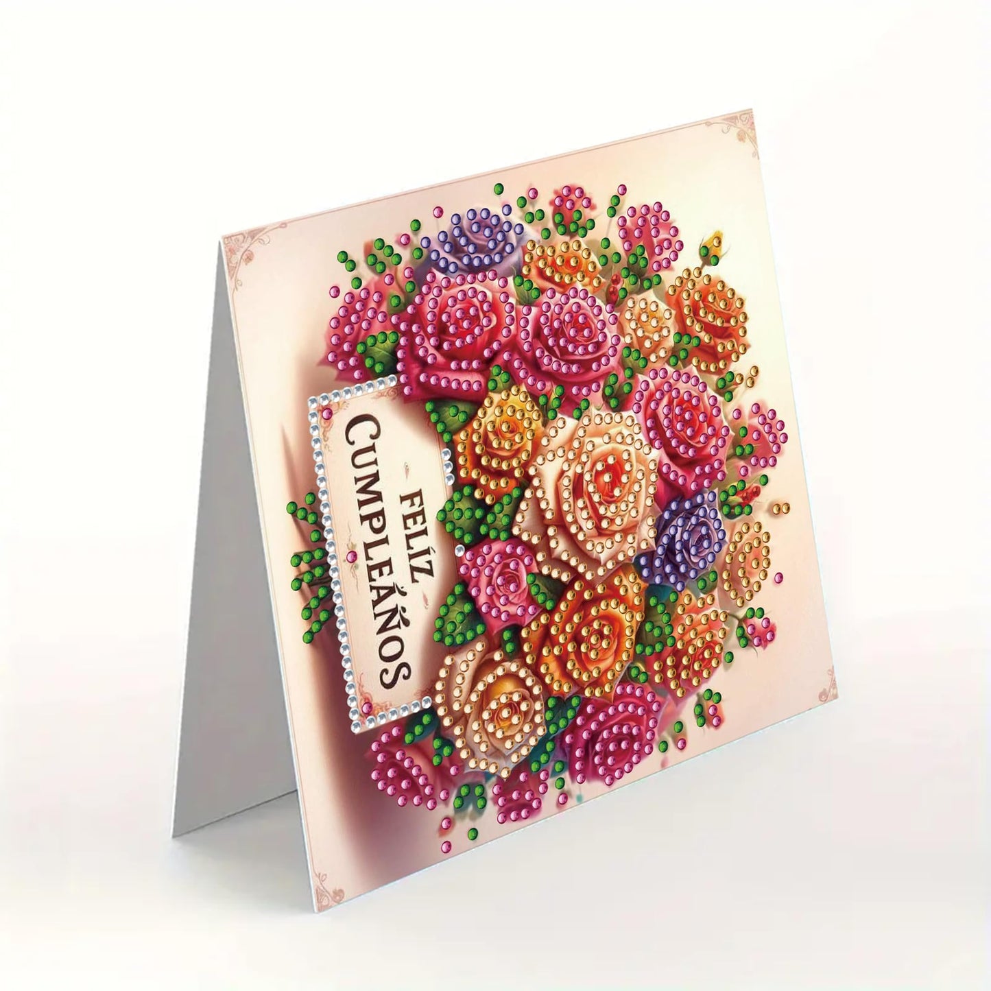 MaiYiYi 6 Pack DIY Flower Butterfly Diamond Art Greeting Cards, Rose Diamond Painting Greeting Cards, Daisy Diamond Art Cards with Envelopes for Family Friends Holiday Birthday