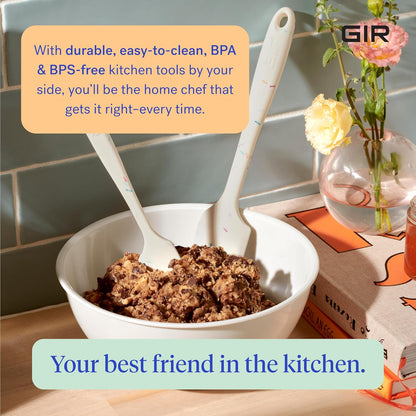 GIR: Get It Right Silicone Cooking Spatula - 11 In Black, Heat Resistant to 425°F