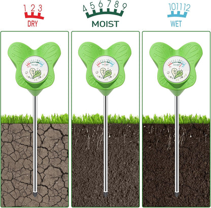 UNIWA Soil Moisture Meter - Essential Plant Water Monitor for Indoor & Outdoor Gardening | No Battery Required