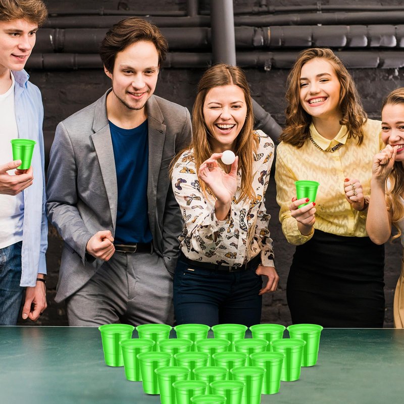 cssopenss 120 Pcs 2 oz Green Shot Cups Green Plastic Shot Glasses st. patrick's day Shot Glasses Disposable for Drinking Tastings Served Snacks Jello Tastings and Samples