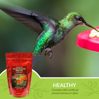 Sapphire Labs Hummingbird Nectar - Naturally Fresh Powder Makes 96 oz | Lasts Longer with Nectar Defender