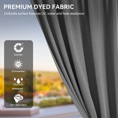 YITAHOME 12X20FT Hard Top Metal Gazebo Patios Double Roof Canopy Aluminum Frame Garden Gzebo Tent Curtains Netting for Patios Backyards Decks Lawns