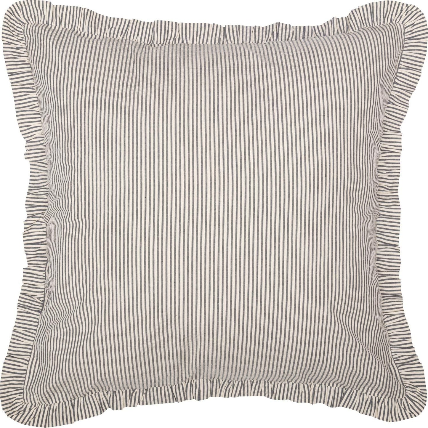 VHC Brands Hatteras Bedding Accessory, Euro Sham 26x26, Blue