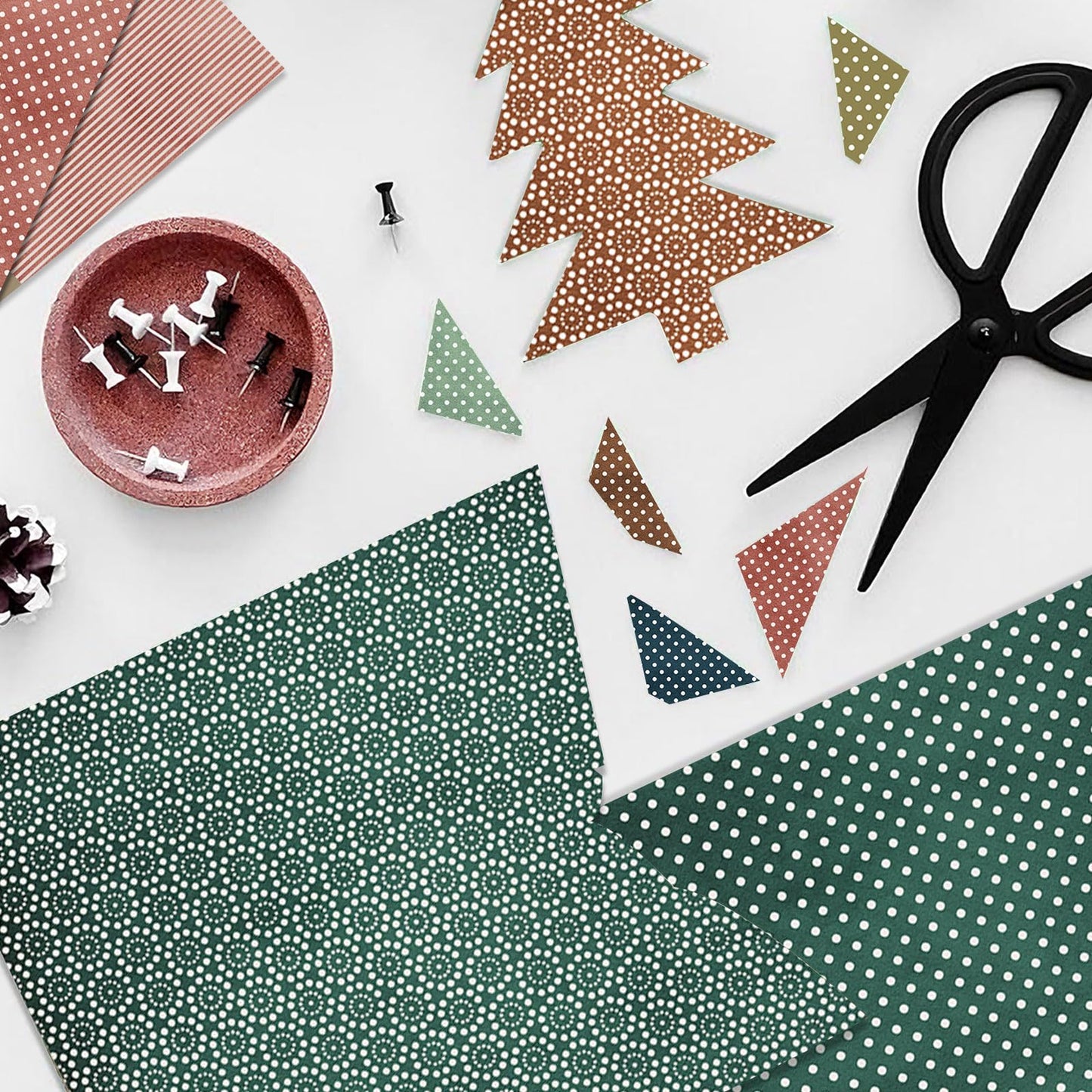 MIATTCLD 12x12 Scrapbook Paper Double Sided Patterned Paper for Scrapbooking, 24 Sheets/24 Designs Wedding Background Papers Boho Decorative Craft Papers for Card Making Journaling Decor (Brown)