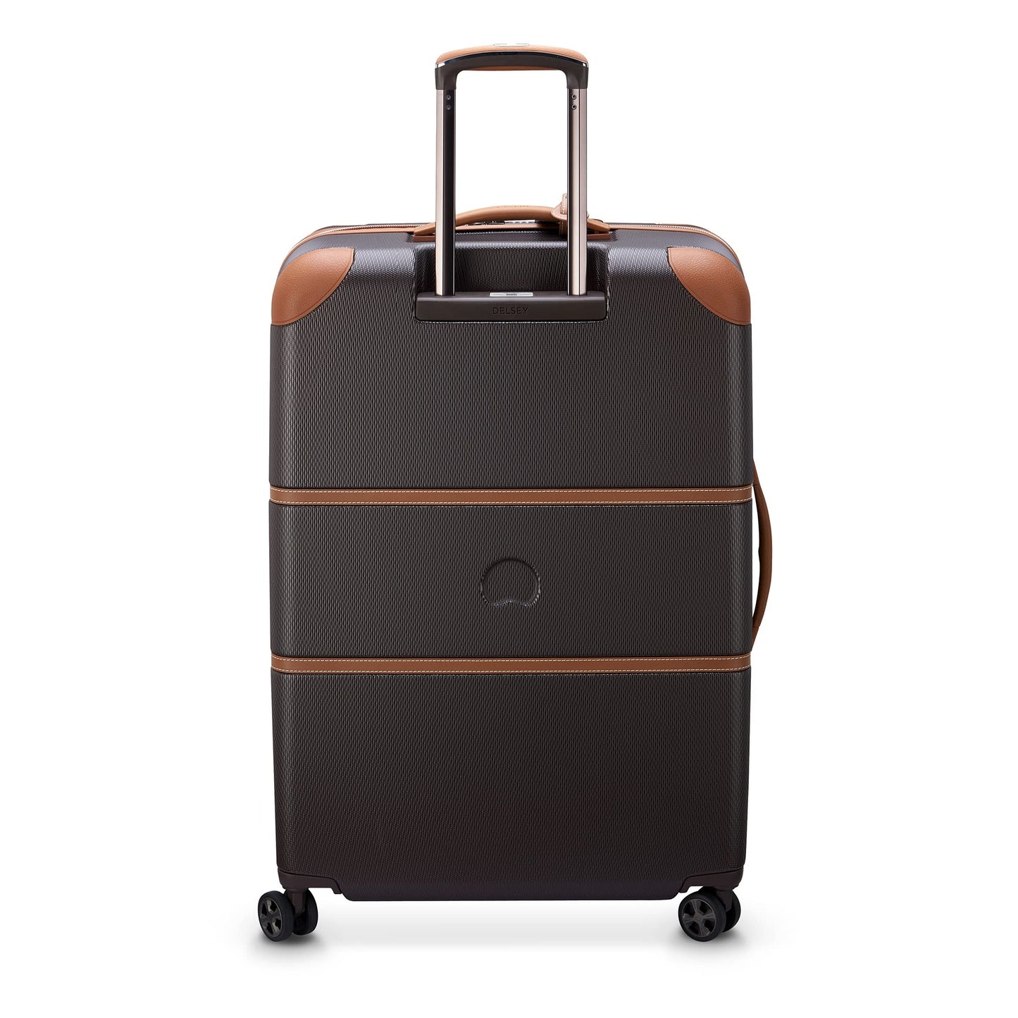 DELSEY PARIS Chatelet Air 2.0 - Hardside Checked Luggage 28 Inch Large - TSA Lock - 360° Spinner Wheels- Polycarbonate Travel Suitcase, Chocolate Brown