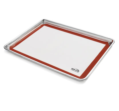 New Star Foodservice 36657 Commercial Grade Silicone Baking Mat Non Stick Pan Liner, 14 x 20 inch (Two-Thirds Size)