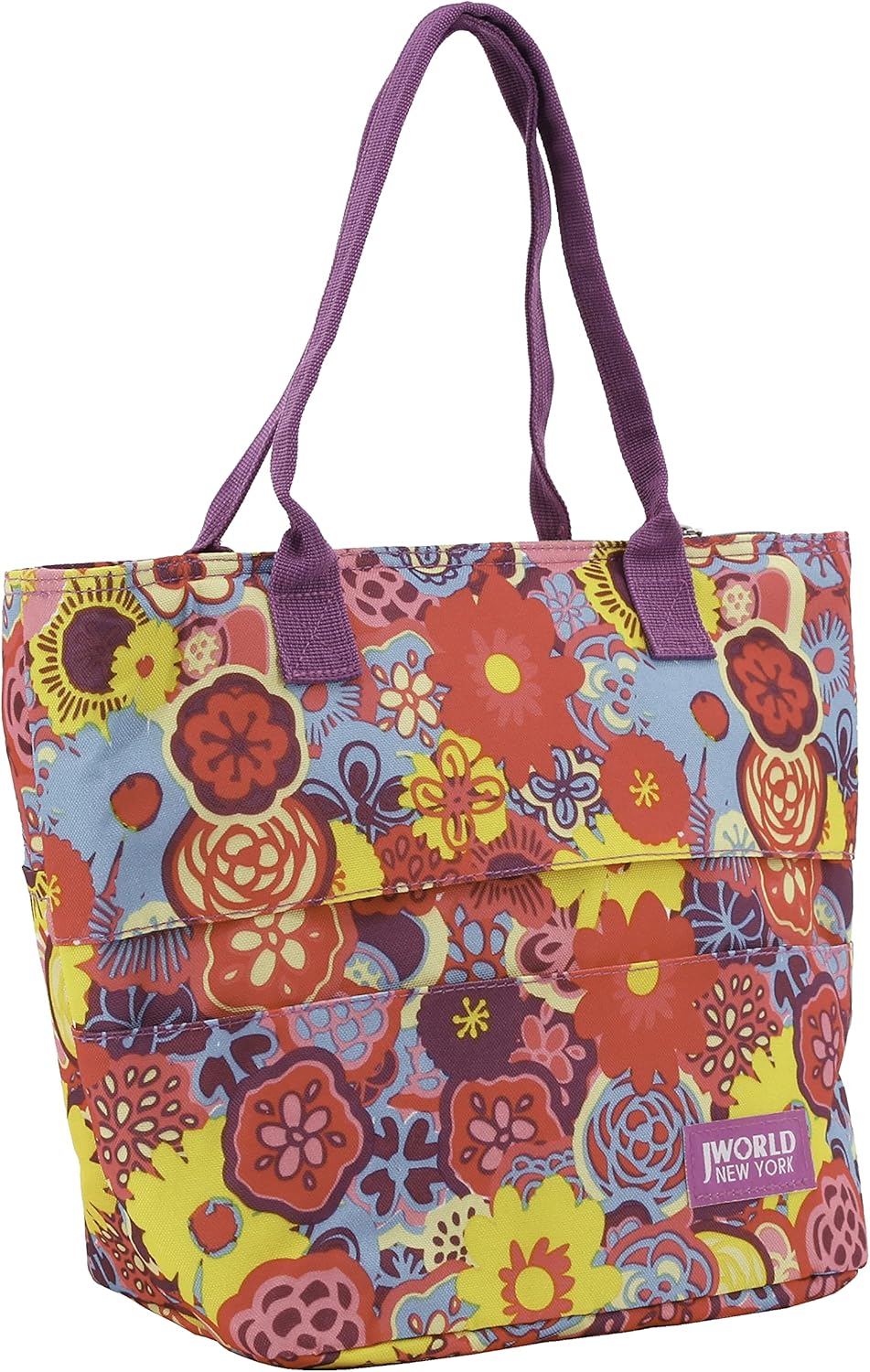 J World New York Lola Lunch Tote, One Size, Poppy Pansy