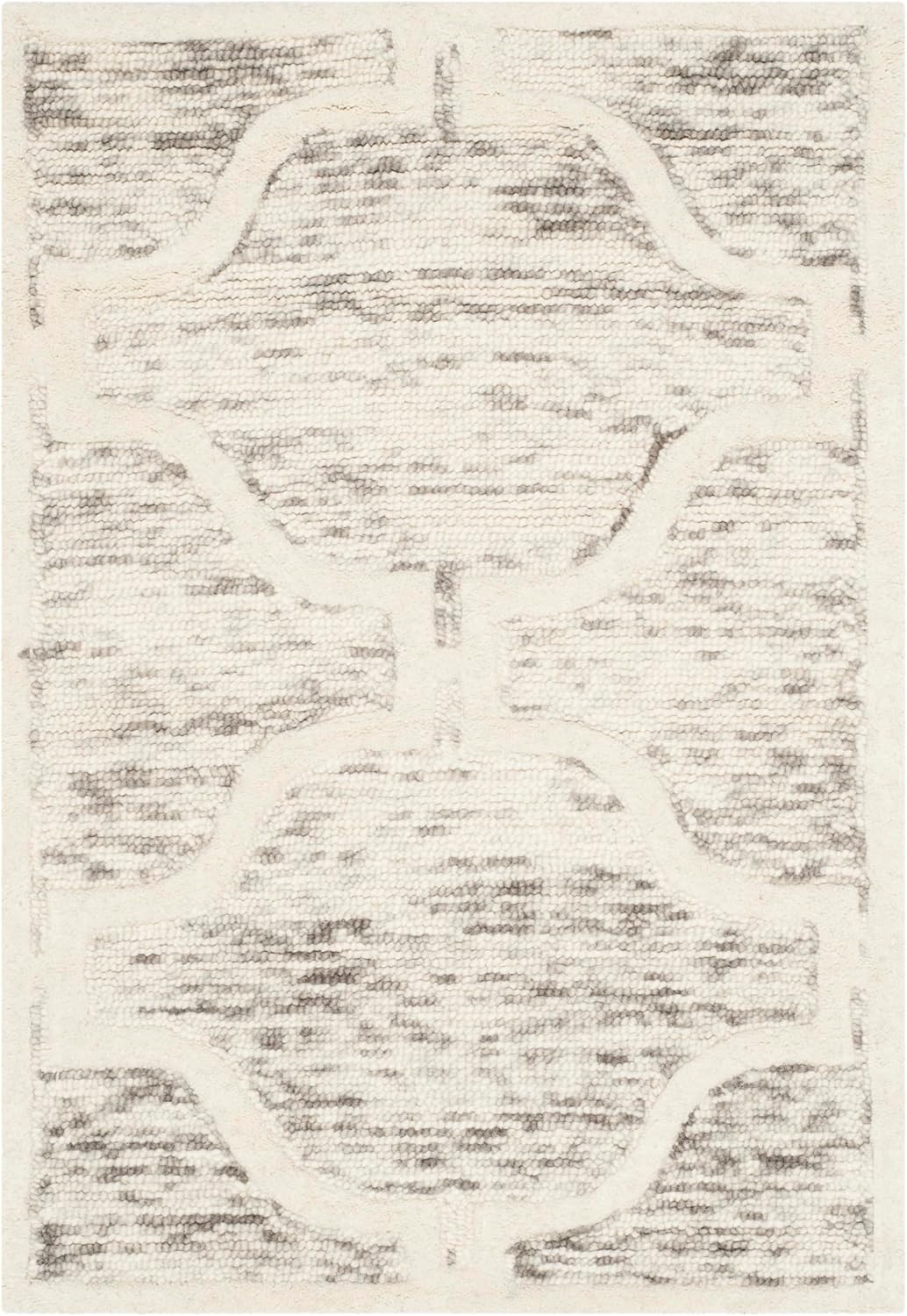 SAFAVIEH Cambridge Collection Accent Rug - 2' x 3', Light Brown & Ivory, Handmade Moroccan Distressed Wool