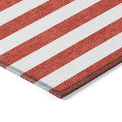 Addison Rugs Chantille ACN528 Red 9' x 12 Indoor Outdoor Area Rug, Stain Resistant, Machine Washable, Non Shedding, Bedroom, Living Room, Dining Room, Kitchen Rug
