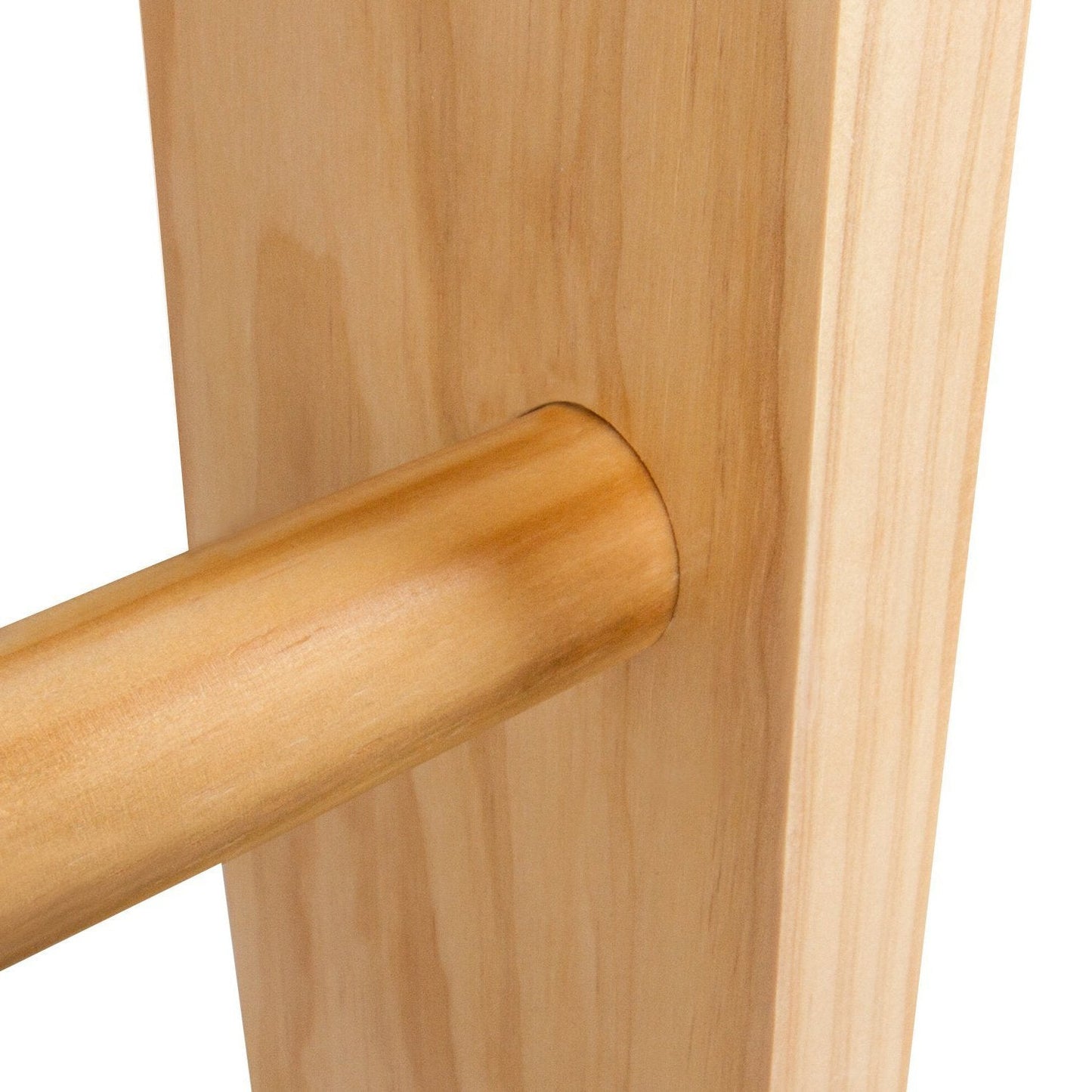Wooden Swedish Ladder - Stall Bars Set for Physical Therapy & Gymnastics with Swing Set and Fixed Pull-up bar - Sport Complex (KN-2)