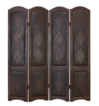 Aspire Dark Brown Four Panel Room Divider