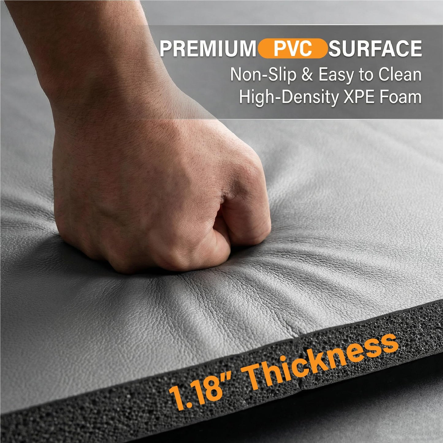 EFFICRAFT 10'x10' Flexi-Roll Wrestling Mat, Martial Arts Thick Mat for Home Gym Exercise, PVC or Inflatable Training Mats with Circles,for Gymnastics, Tatami, Jiu Jitsu BJJ MMA Judo