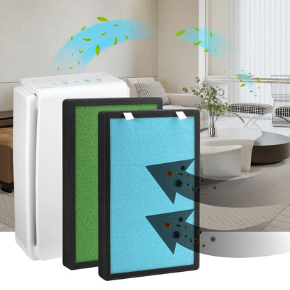 4-in-1 H13 True HEPA Replacement Filter For Pro Breeze Air Purifier PB-P01, 1 PACK.