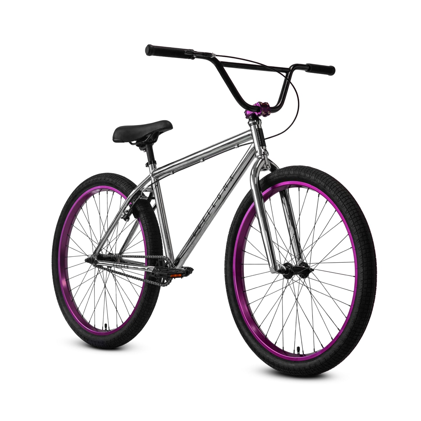 Elite BMX Bicycle 18", 20" & 26" BMX Bike for Teen Bike and Adult Bikes - Freestyle BMX Bike All Models Come with 3 Piece BMX Crankset (Purple Smash, 26" Outlaw)
