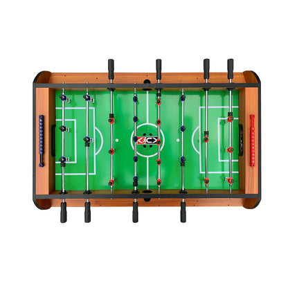 KICK Triplex 55″ Telescopic Rods 3-in-1 Swivel Multi Game Table (Brown) – Foosball, Pool/Billiards & Air Hockey