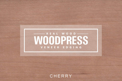 WoodPress® Real Cherry Wood Veneer - Pack of 6 Sheets - US Letter Size (Approx 8 & 1/2" x 11") - Veneer for Marquetry, Crafts, Model Making, Panels, Cabinets and Furniture Repair, School Projects
