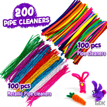 Goody King Arts and Crafts Supplies for Kids - 1170Pcs+ Craft Art Supply Kit for Toddlers Kids Craft Supplies & Materials Age 4 5 6 7 8 9 - Christmas D.I.Y. Crafting School Supplies