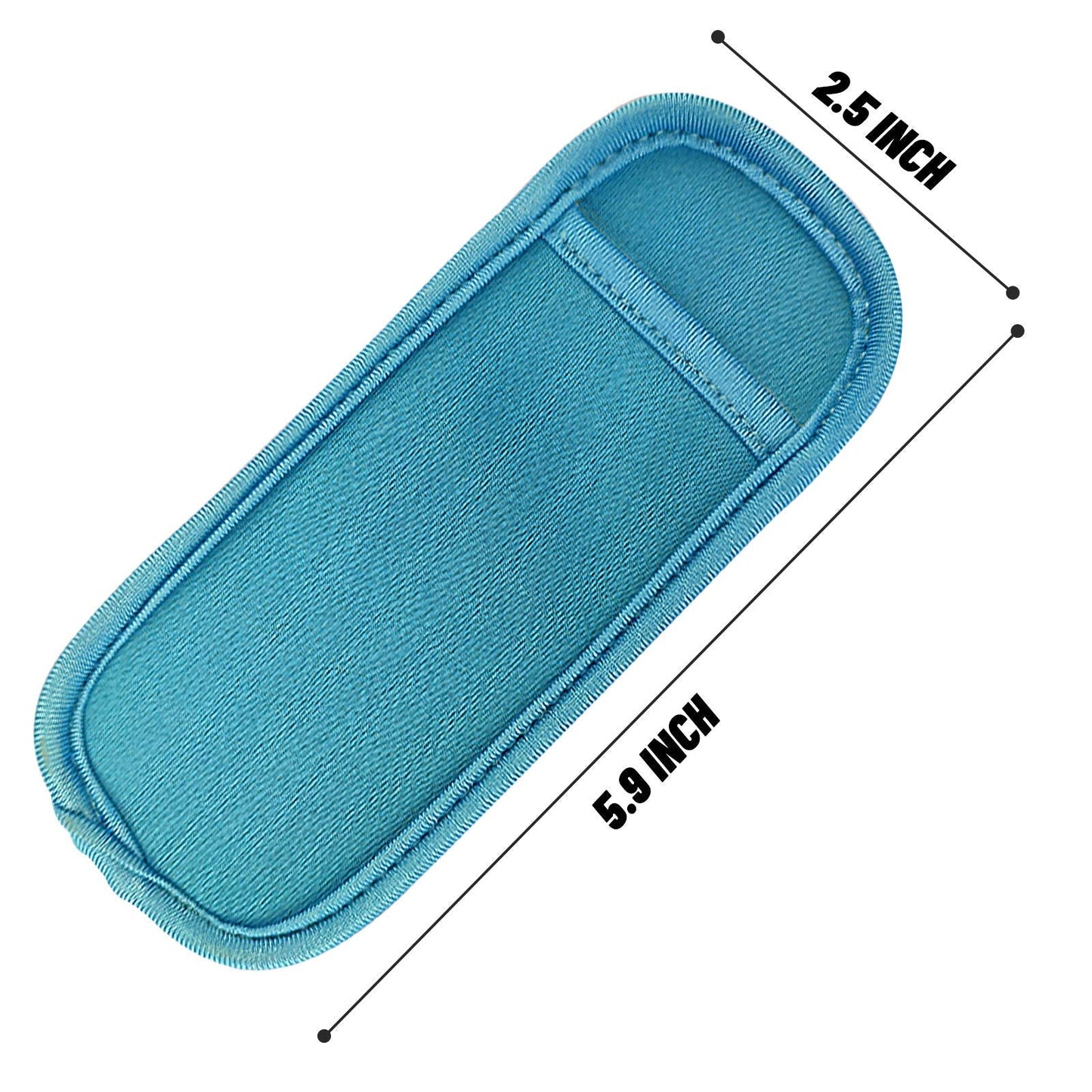 REIFUT 27 Pieces in 9 Colors Reusable Popsicle Holders Popsicle Bags Freezer Ice Pop Sleeves Anti freezing Ice Pop Holders