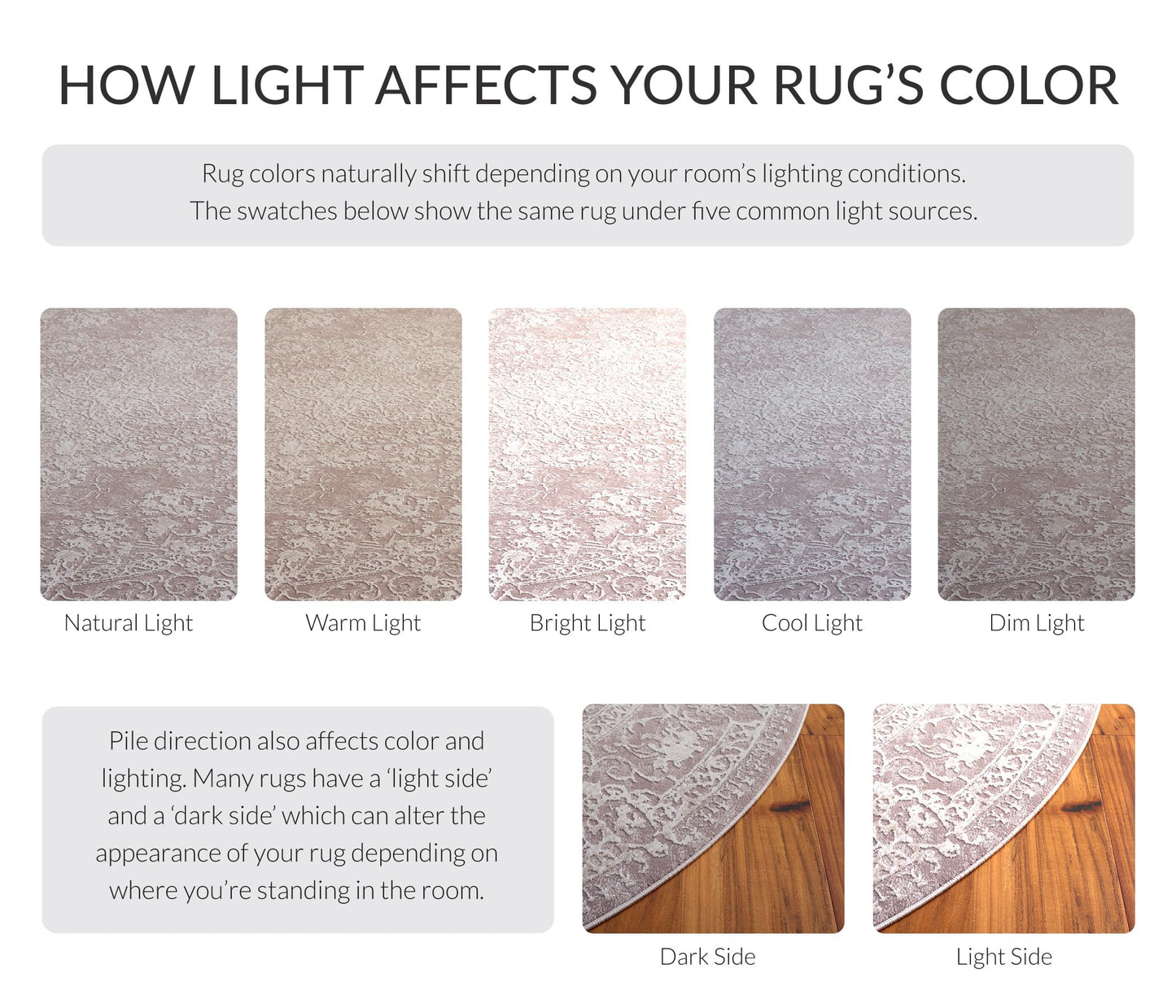 SAFAVIEH Area Rug 8x10 - Reflection Collection - Large - Beige & Cream, Non-Shedding & Easy Cleaning, Ideal for Living Room, Bedroom, Dining Space (RFT664A)