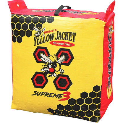 Morrell Yellow Jacket 3 Pack Supreme 3 Archery Bag Target 23"x12" Professional General, Weatherproof, 54 Layers, Dual-Side Shooting, MLDD Construction