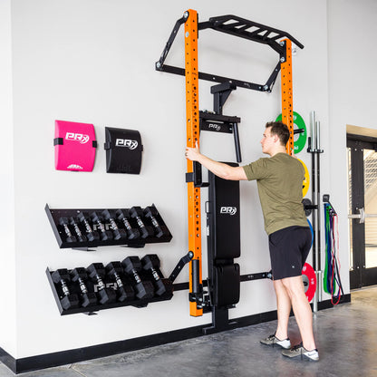 Dumbbell Storage Shelf, Wall Mounted Weight Rack Stand for Home Gym, USA Made Heavy-Duty Steel, 1,000lb Weight Capacity, Patent Pending Bundle to Save (1 Shelf)