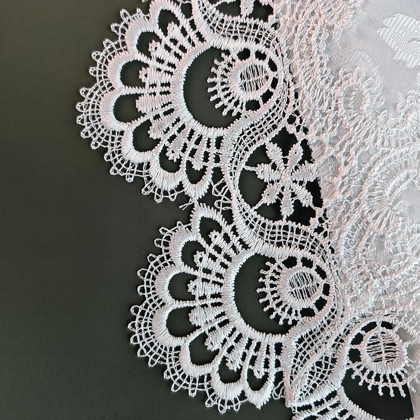 1 Pack Elegant Lace Doilies Tablecloth for Bedroom Nightstands