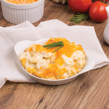 HIC Kitchen Set of 6 Round Au Gratin Baking Dishes, Fine Porcelain, 4-Ounce