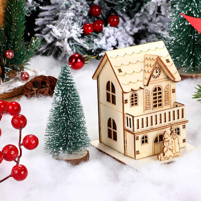 Sumind Winter Fake Snow Decoration - Fluffy Artificial Cotton Fiber for Crafts & Home Decor | White