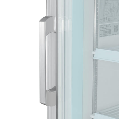 KoolMore 26 in. Commercial One Glass Door Display Upright Freezer Merchandiser in White 9 Cu. Ft. (MDF-1GD-9C-WH)