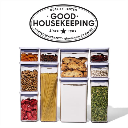 OXO Good Grips 10-Piece POP Container Set - Airtight Food Storage Solution for Freshness