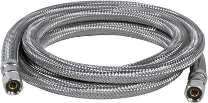 Certified Appliance Accessories Ice Maker Water Line: 7 Feet, PVC Core with Premium Braided Stainless Steel