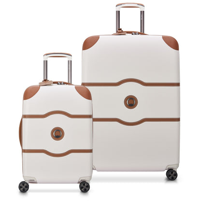DELSEY PARIS Chatelet Air 2.0 Hardside Luggage with Spinner Wheels, Angora, 2 Piece Set, (20/28)