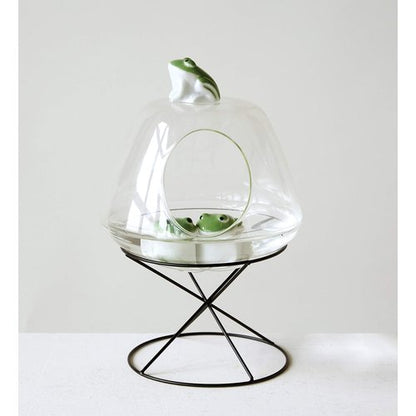 Creative Co-Op Ceramic Frog Figurine