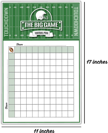 2026 1 (11x17 inch) Katie Doodle - Superbowl Party Decorations - (Made in the USA) - Essential Super-Bowl Party