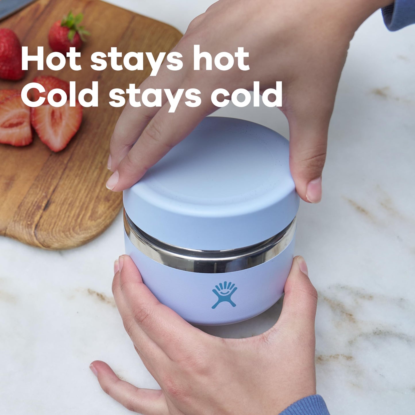 Hydro Flask Food Jar – Insulated Stainless Steel, Snack Travel Container for Hot Food, Lunch, & Soup 20 Oz Agave Green