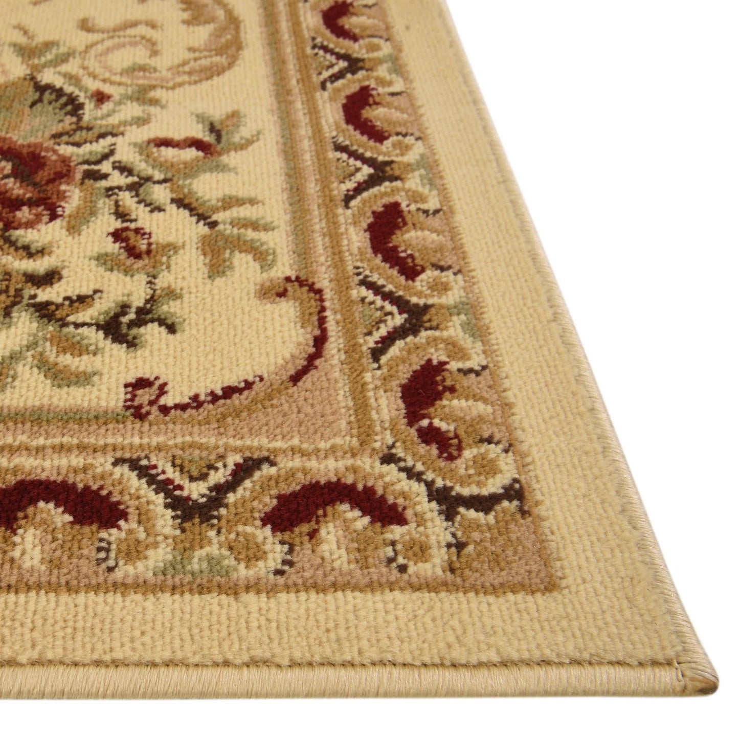 Unique Loom Versailles Collection Area Rug - Henry (9' x 12' Rectangle Cream/Green)