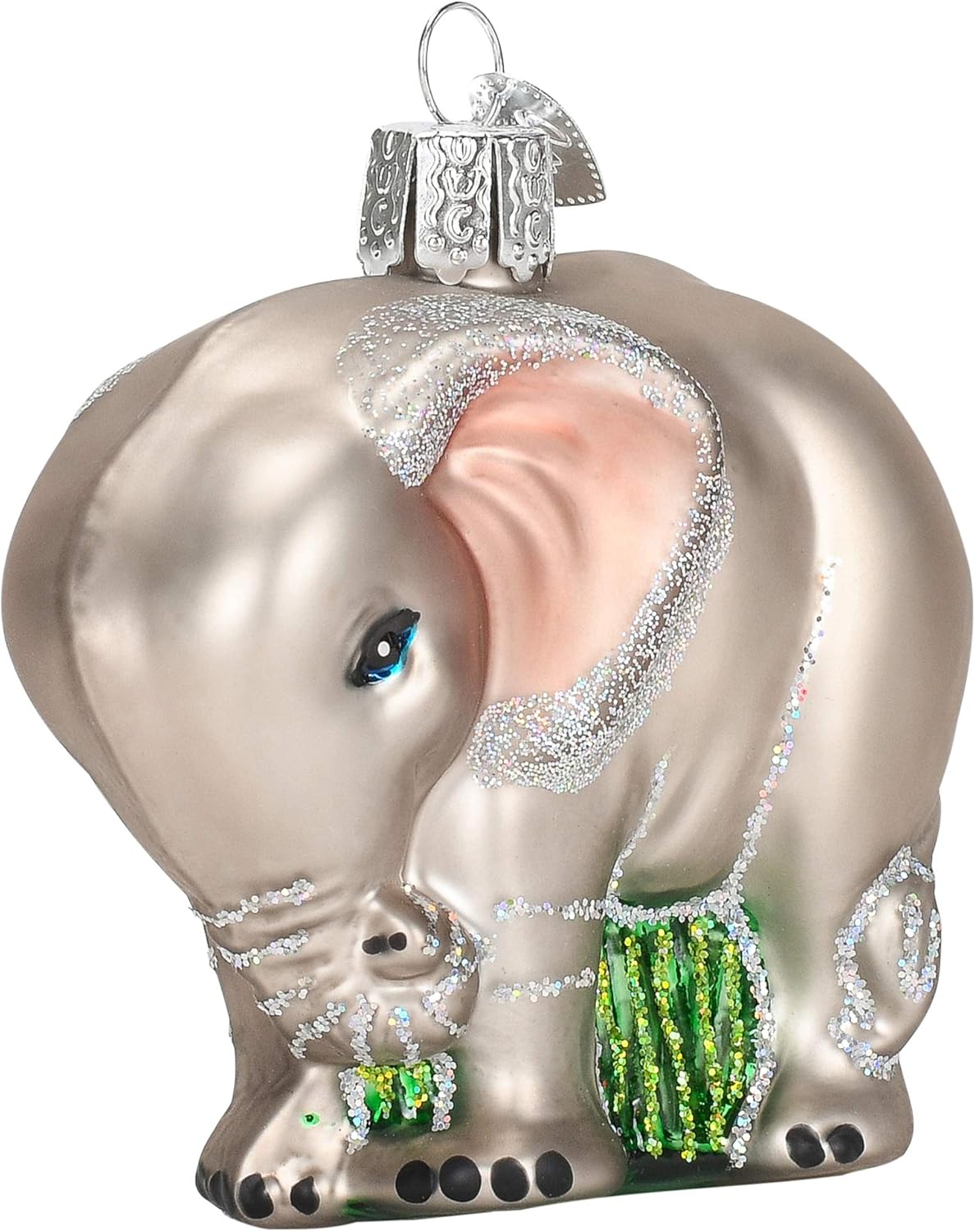 Old World Christmas Baby Elephant Glass Blown Ornaments for Christmas Tree