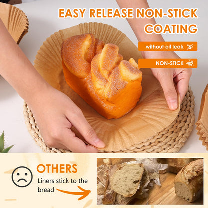 200pcs Loaf Pan Liners, Loaf Pan Liners for Baking 9x5inch, Bread Pan Parchment Liner, Bread Pan Liner for Baking (200)