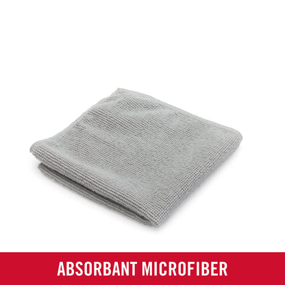 Rubbermaid All Purpose Microfiber Cleaning Cloth Towels, 50 Pack, 12"x12", Non-Scratch, Reusable/Washable for Cleaning/Wiping/Polishing for Home/Kitchen/Car