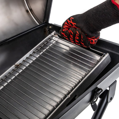 Char-Griller E1816 King-Griller Gambler Portable Charcoal Grill in Black